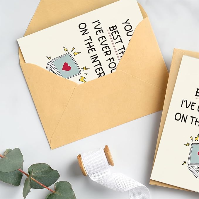 Valentines Day Card | Husband Birthday Card | Funny Birthday Cards for Men, Boyfriend, Husband, and Him | Happy Anniversary & Birthday Gifts for Men