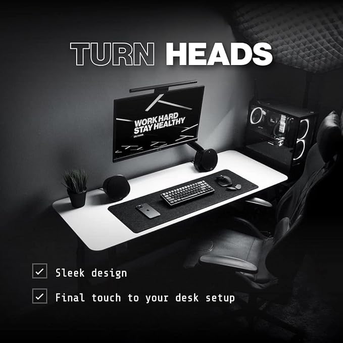 DELTAHUB Carpio 2.0 - Left-Handed Truly Ergonomic Wrist Rest for Mouse, Carpal Tunnel Support, Pain Relief, Anti-Fatigue, Easy Glide, Sleek, Office Computer, Laptop, Gaming - Large, Black