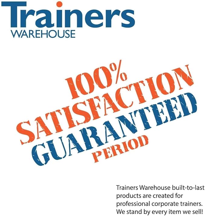 Trainers Warehouse Heavy Duty Premium Space-Saver Reusable Name Cards, White, Dry-Erase Tent, 8.75" x 3" (100)