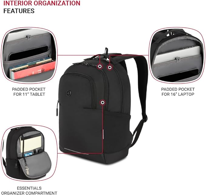 SwissGear Orientation, Black, 17.75-Inch