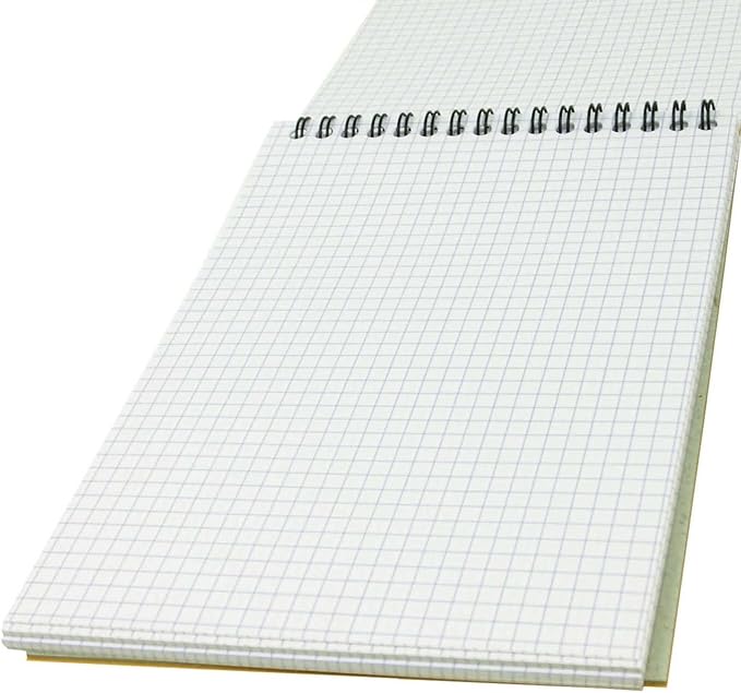 Rhodia Wirebound Pad 6X8.25 Black Grid