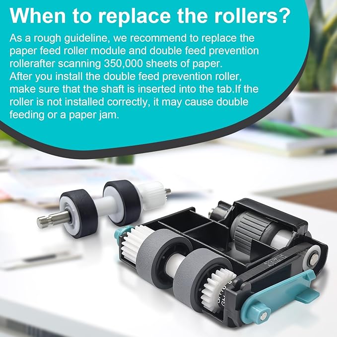 KV-SS060 Scanner Roller Exchange Kit Compatible for Panasonic KV-S5046 KV-SS060 KV-S5046H, S5046H-U, S5076H