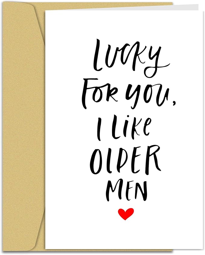 Funny Birthday Cards for Men, Naughty Birthday Card for Him, Humorous Older Men Birthday Cards for Boyfriend, Husband, Fiance