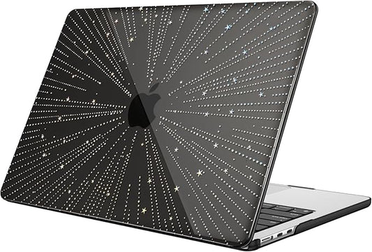 Fintie Case for MacBook Air 13.6 Inch A3113 A2681 (2022 2023 2024 Release) - Snap On Hard Shell Cover for MacBook Air 13.6" M2 M3 Chip with Liquid Retina Display and Touch ID (Meteor-Black)