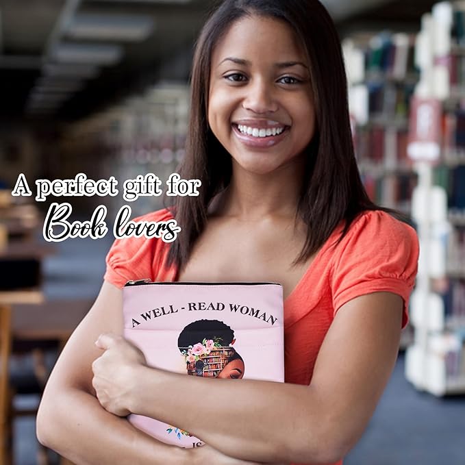 Book Sleeve for Book Lovers, Bookish Book Protector, Book Covers for Paperbacks, Washable Fabric, Book Sleeves with Zipper, Medium 11 Inch X 8.7 Inch