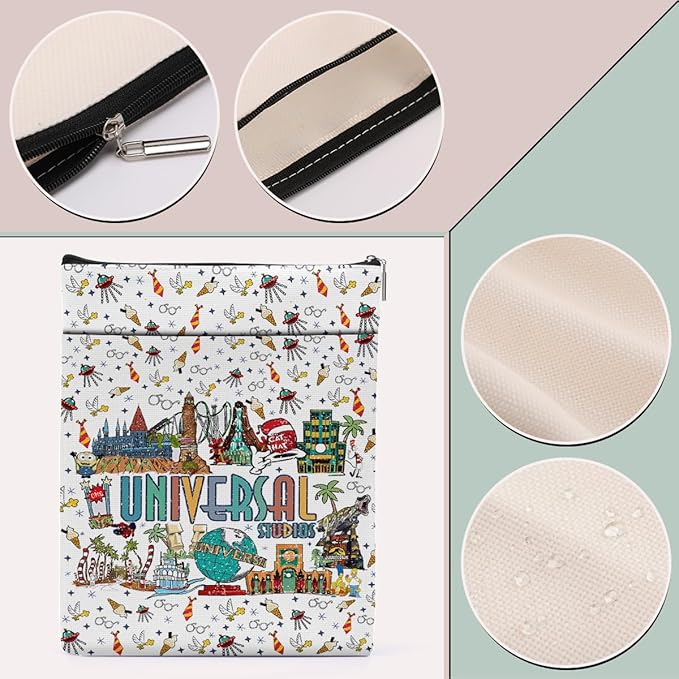 Magic Stuff Magical Castle Book Sleeve Book Cover Book Lovers Gifts Book Club Gifts Wizard Book Protector Vacation Gifts Book Gifts for Readers Women Magic Movie Fans Friend Graduation Birthday Gifts