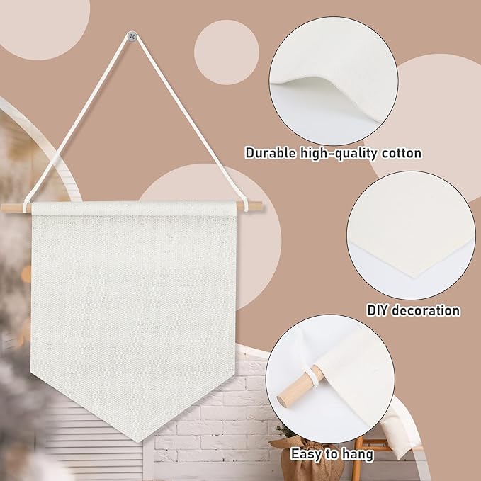 Boao 4 Pcs Boho Classroom Decor Hanging Classroom Decorations Wall Display Banners Elementary Wall Art Banner Welcome to Teacher Gift (Classic,White)