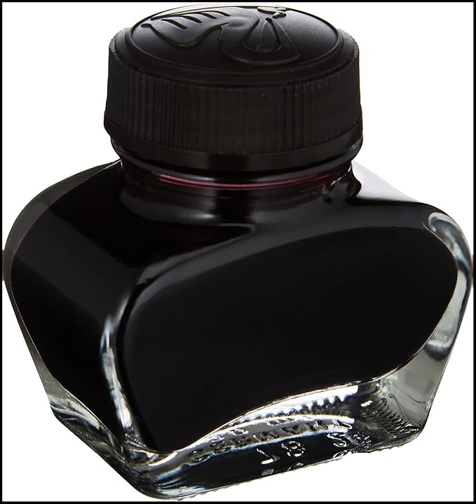 Pelikan Brilliant Black Bottled Ink for Fountain Pens, 30ml (4001)