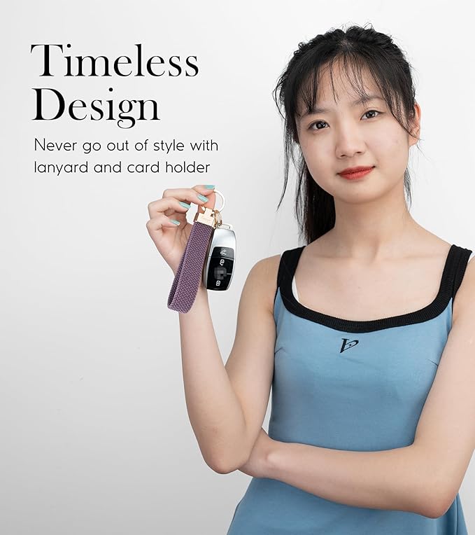 SENLLY Wristlet Lanyard, Stretchy Keychain Holder, Original Elastic Anti-Drop Design Keyring