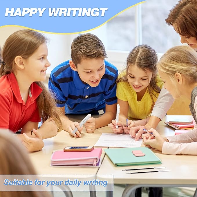 Zonon 30 Pieces Pen Refills Ink Ballpoint Pen Refill 3.9 Inch Replacement Ink Refill Bulk for Retractable Pens Office School Supplies, Medium Point(Black)