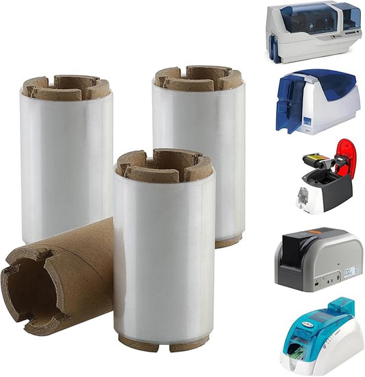 2.36’’ x 295’ UV Color Ribbon 1 Roll, Gencore 60mm x 90m Fluorescent Anti Theft Invisible Marking Ribbon 1000 Prints, 1'' Core, Compatible for HITI-CS200 HITI-CS200E, Invisible Under UV Light to Red