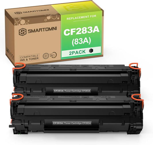 Compatible 83A CF283A Toner Cartridge Replacement for HP 83A CF283A use for HP Laserjet pro MFP M127fw M127fn M125nw M201dw M201n M225dn M225dw M125a Printer 1500 Pages Black 2 Packs