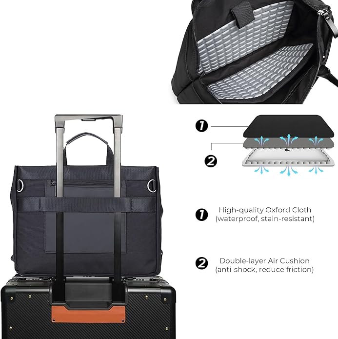 Messenger Bag for Men 15.6-16 Inch Laptop Bag Briefcase Crossbody Bag Satchel Shoulder Bag