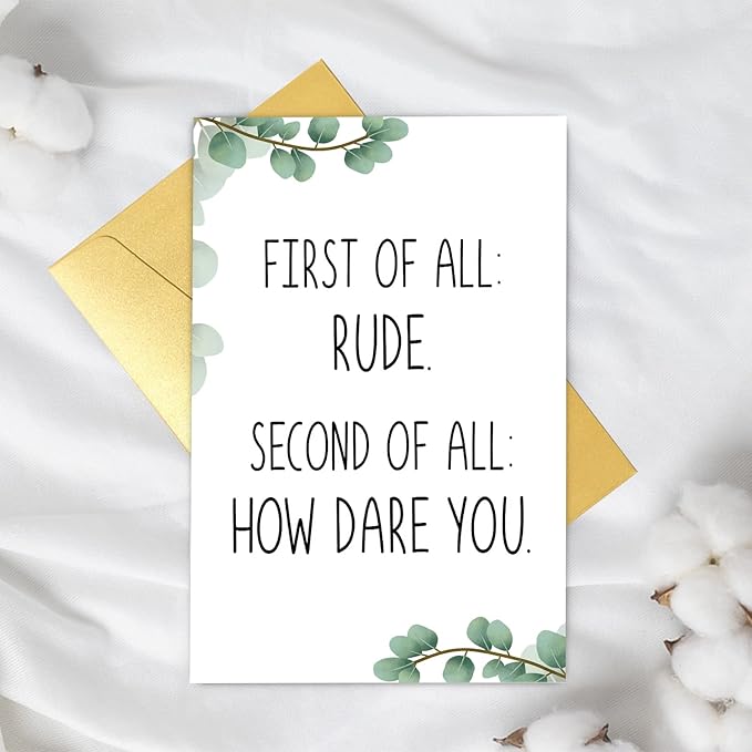 Supoeguk Funny Leaving Card for Coworker, Sarcastic Retirement Card for Him Her, Rude Going Away Card for Men Women, New Job Card