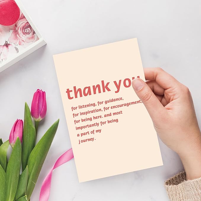 Funny Thank You Card for Friends Family, Boss’s Day Cards for Boss Manager, Lovely Appreciation Card Gift for Teacher Mentor