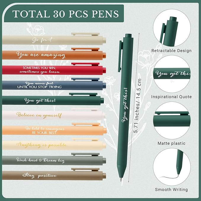 60 Pcs Inspirational Notebooks Motivational Mini Notepads Bulk Aesthetic Mini Notebook with Pen Employees Appreciation Gifts for Social Worker Coworkers Teachers Office (Joyous Colors)