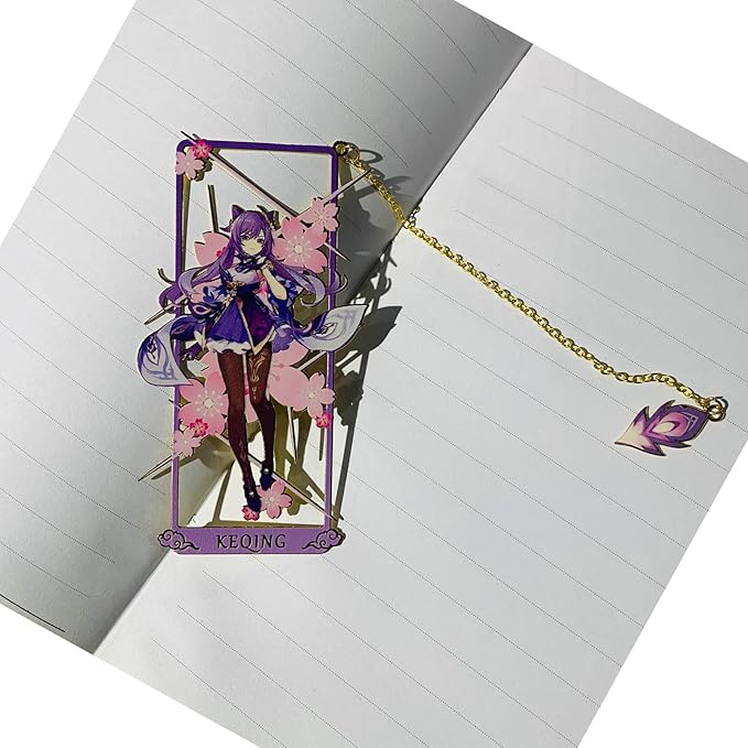 Dehya with Chain Original Genshin Impact Metal Bookmark - Collect All Your Favorite Characters!