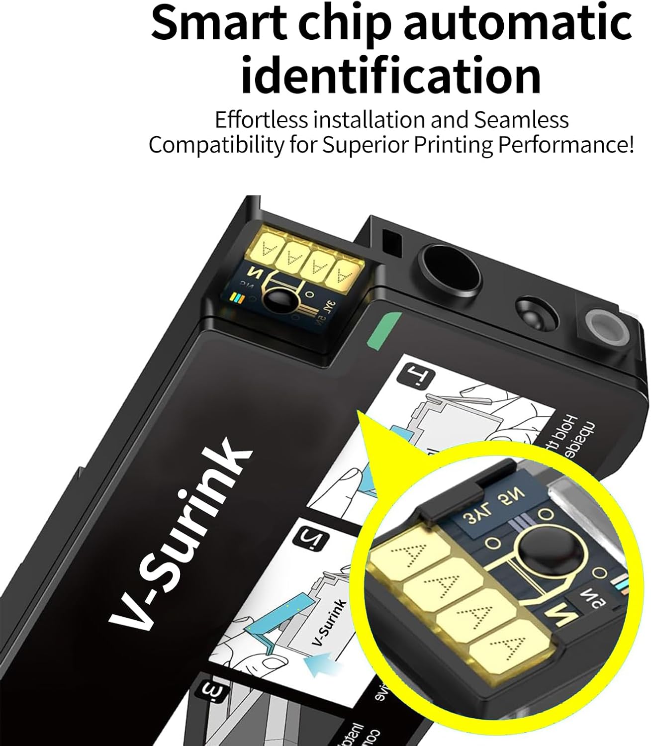 936XL 936 Ink Cartridges for HP Printers Replacement for HP 936 Ink Cartridges Combo Pack (4-Pack) - High Yield Compatible for HP Officejet Pro 9125e 9120e 9730e 9135e