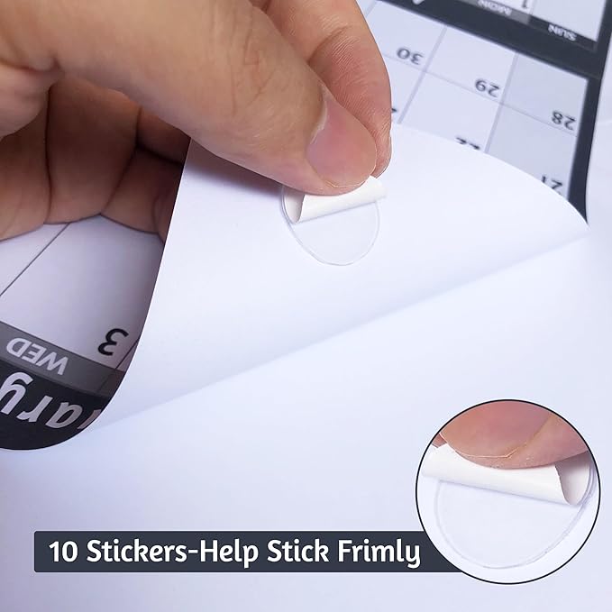 Yearly Wall Calendar 2024-2025 - Large Yearly Calendar Vetical, Jul 2024 - Jun 2025, 25.2" x 38.2" (Open), 2024-2025 Calendar, Large Wall Calendar, Full Year Paper Calendar with Notes, Thicker Paper