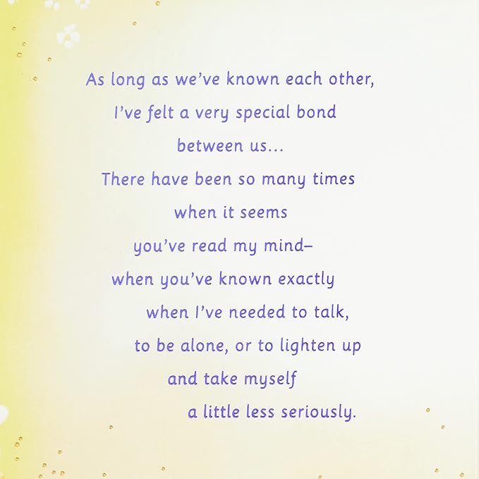 Hallmark Birthday Card for Friend (Special Bond)