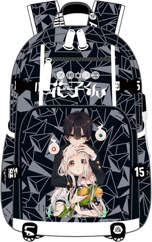 ISaikoy Anime Toilet Bound Hanako kun Backpack Satchel Bookbag Daypack School Bag Laptop Shoulder Bag Style24