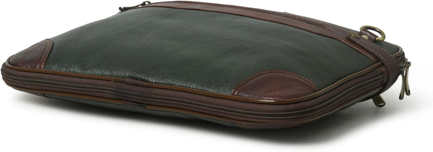 ADYAN 15 inch Leather Briefcases for Men and Women Laptop Bag Business Travel Messenger Bag Vintage Leather Best Office Satchel Bag