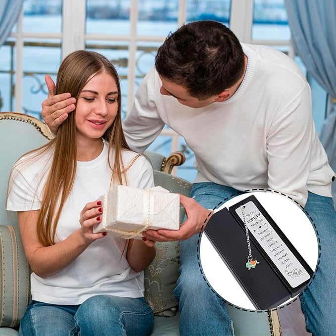 Metal Bookmark Turtle Gifts - Best Turtle Gifts for Turtle Lovers Sea Turtle Gifts for Women Cute Turtle Lovers Gift Ideas Birthday Thanksgiving Christmas Sea Turtle Gifts for Book Lovers