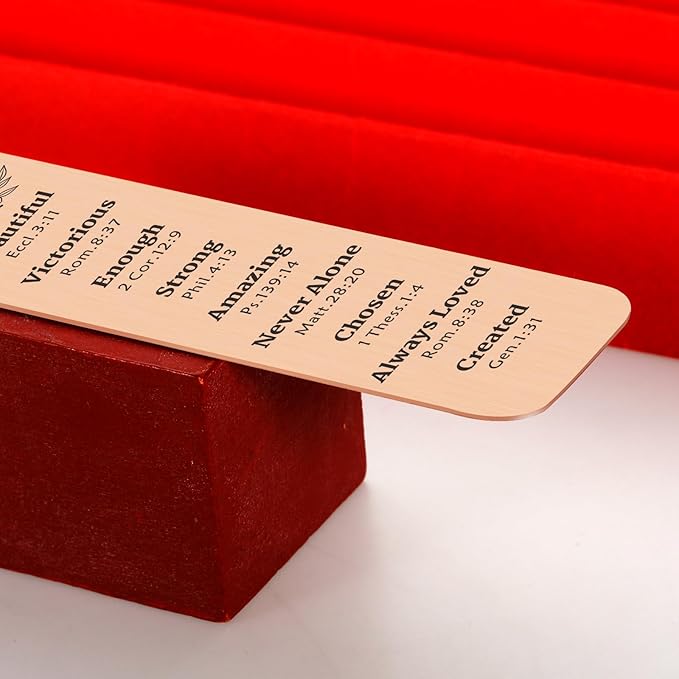 Baptism Gifts for Girl, Christian Gifts for Women, Faith Based Gifts for Women, Book Markers for Reading Women, Religious Gifts for Sister in Christ Christmas Birthday Gifts for Friends Coworker