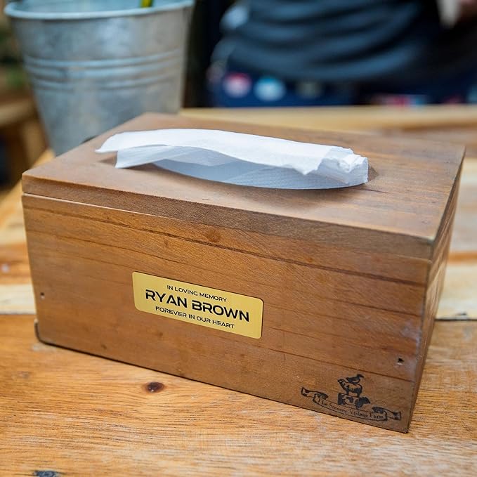 Therwen 30 Pcs Name Plates Laser Engraved Brushed Stainless Steel Plate Personalized Plaque Blank Custom Name Tag Frame Label with Adhesive Backing(Multi Shape,1''x 3'')