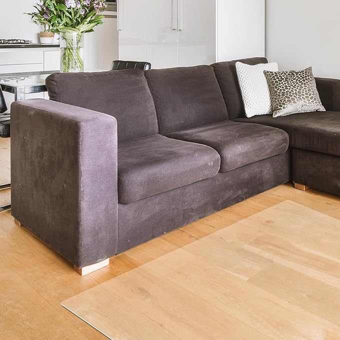 Clear Chair Mat for Hardwood Floors - 51''x63'' Heavy Duty Office Chair Mat, Rectangle Rolling Chair Mat for Hardwood, PVC Protector Hard Floor Mat for Computer&Desk Chair (51'' x 63'')