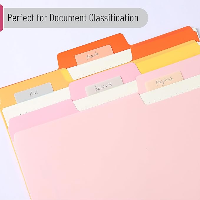 Mr. Pen- Sticky Index Tabs, 500 Pcs, 21 Sets, Colorful Sticky Tabs for Notebooks, Page Markers, Page Tabs for Binders, Page Tabs Sticky Tabs for Books, Notebook Tabs, Book Sticky Tabs for Notebooks