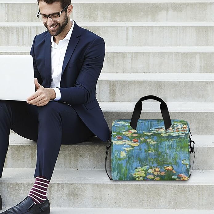 WIHVE Laptop Shoulder Bag 15 14 13inch Laptop Case Bag for Women Men