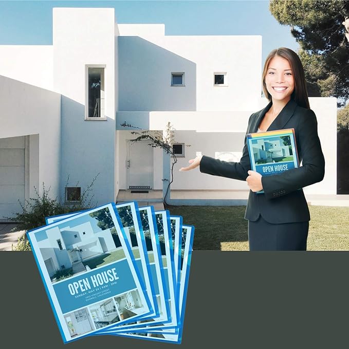 Dunwell Clear Plastic Folders Sleeves (36 Pack, Assorted Colors), Transparent Project Folders, Plastic Sleeves, Acid-Free Poly File Jackets for Documents, L-Sleeves for 8.5x11 Paper