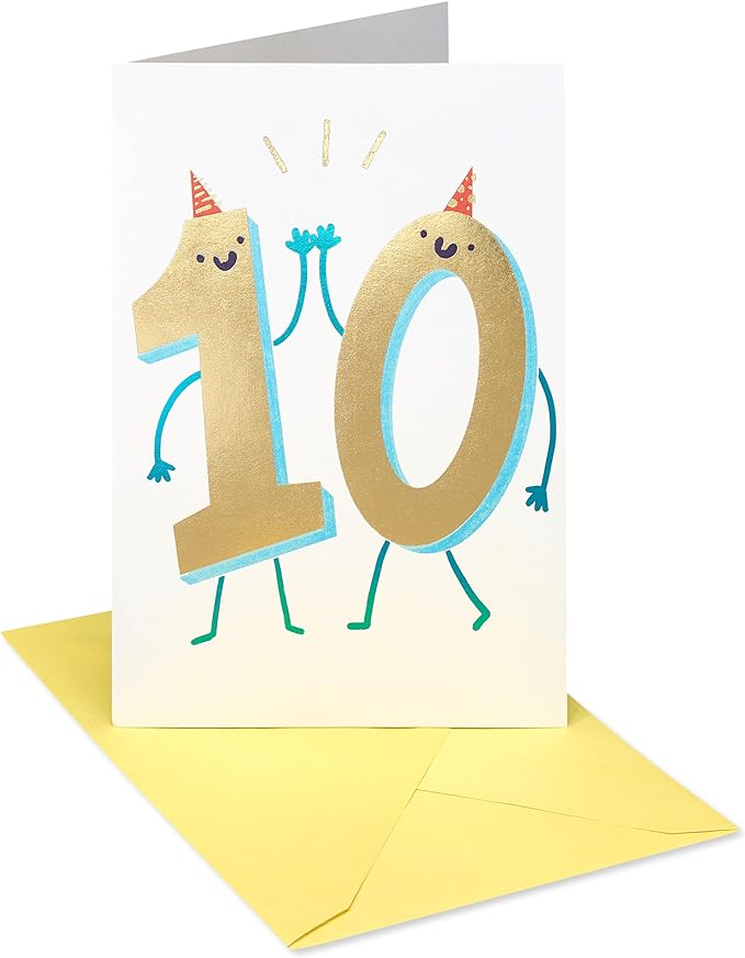 American Greetings 10th Birthday Card (Double High-Five)