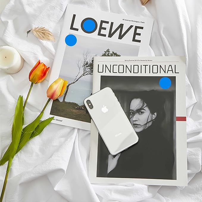 PARLAIM 3/4 Inch Round Permanent Adhesive Color-Code Dot Stickers,1000 Stickers Roll dots Label Dispenser Box Green Circle Stickers Labels (Blue)