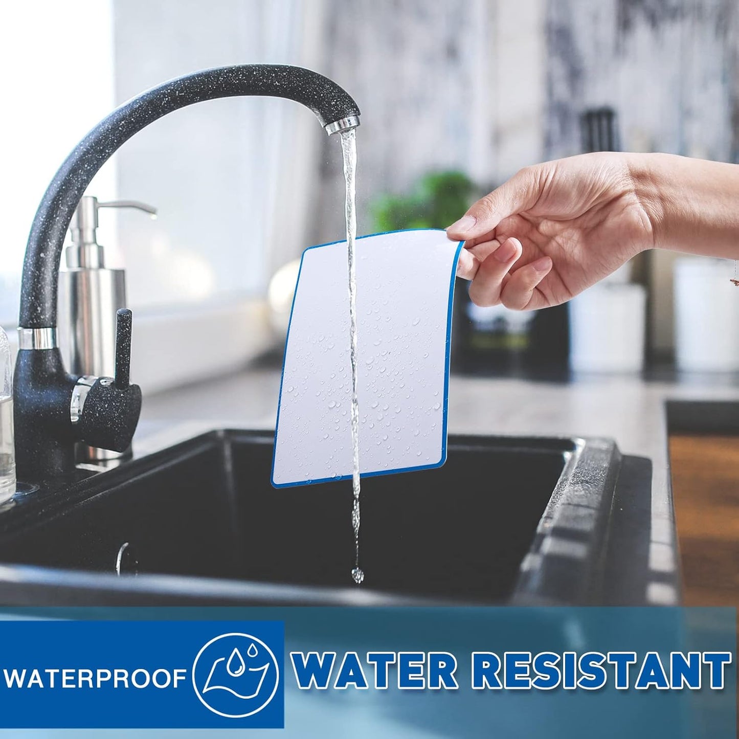 99 Pcs Magnetic Dry Erase Labels Reusable Name Magnets for Classroom Whiteboard 3 Sizes Colored Magnetic Blank Cards for Office Home Kitchen Fridge(Colorful)