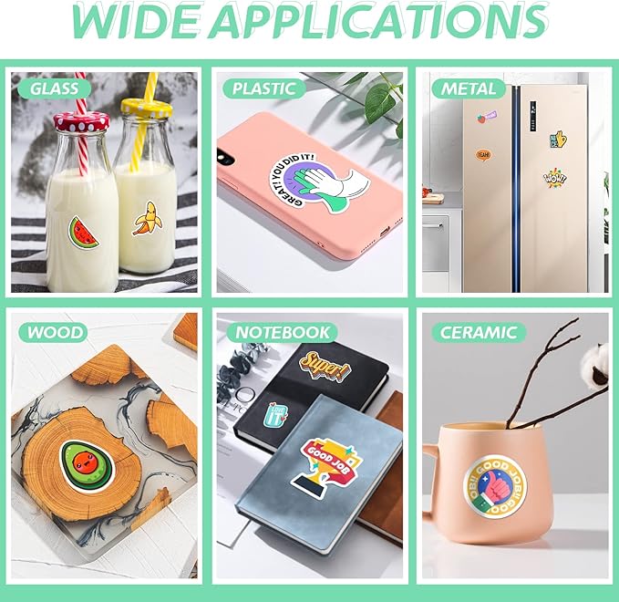 HTVRONT Printable Vinyl for Inkjet Printer - 10 Sheets 100 g Matte White Printable Vinyl Sticker Paper Vivid Color Dries Quickly, 8.5"x11" Tear Resistant Printable Vinyl