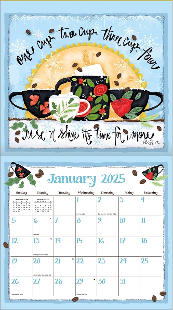 Coffee 2025 Wall Calendar