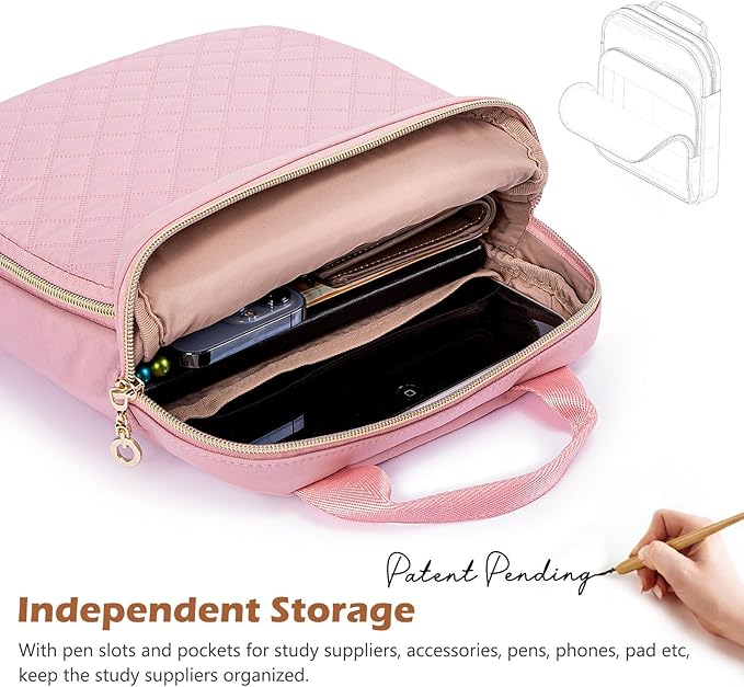 Book Sleeve with Zipper Book Pouch, Book Protector Bag,Book Sleeve for Book Lovers, Book Cover, Book Carrying Case for Book Accessories, Study Suppliers