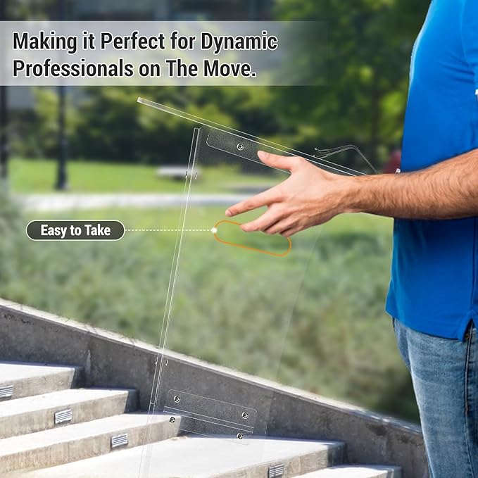 Acrylic Podium Stand，49“ Tall Portable Podium with Lockable Wheels, Clear lecterns & Podium with Storage Shelf for Classroom, Pulpit Podium for Church,Wedding,Presentation