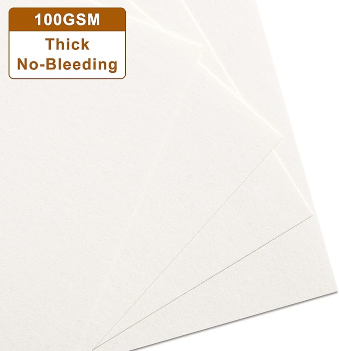 A5 Blank Paper,A5 Refill Paper,A5 Filler Paper,6 Hole Punched,Blank Paper Refills for A5 Filofax Planner Binder Journals Notes, 80 Sheets/160 Pages,5.6x8.3 Inch,Beige (2)