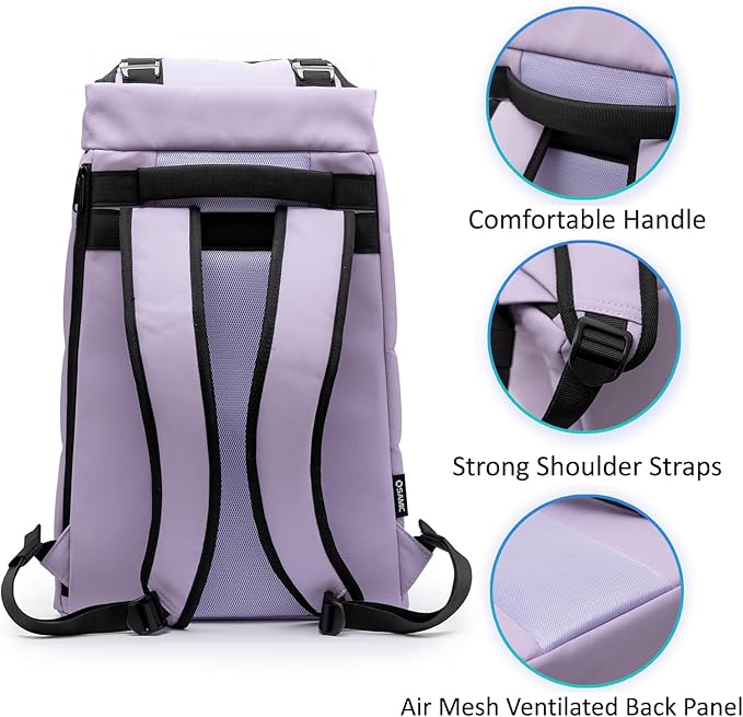 Anti Theft Urban Backpack, 28L Travel Backpack Fits 15 Inch Laptop, Waterproof Carry On Backpack, Casual Daypack For Weekender Business Hiking