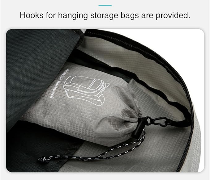 Scotry Lightweight Packable Mesh Strap Travel Backpack, Water Resistant Man Women Foldable Daypack for Outdoor Vacations (Green)