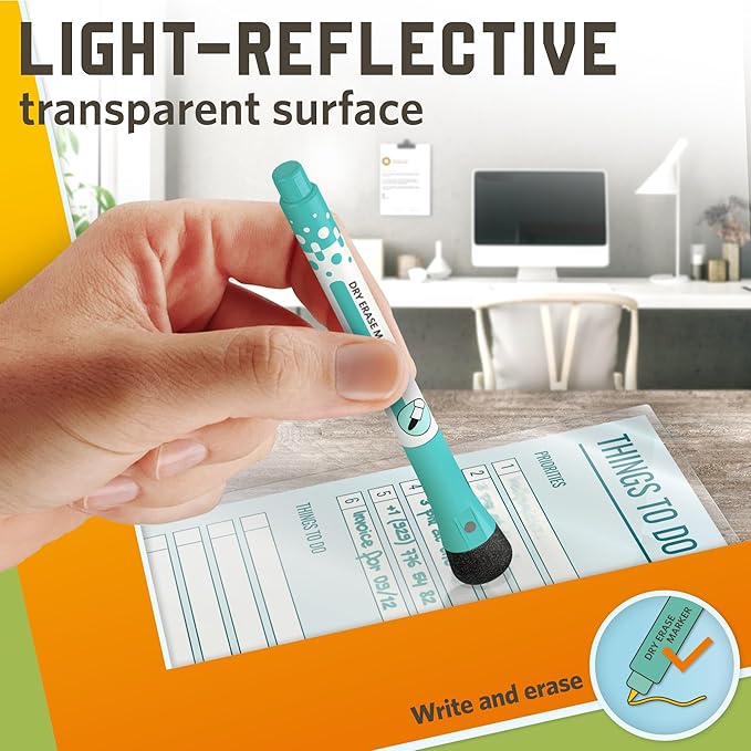 Thermal Laminating Pouches 9” x 14.5”, 5 Mil Thick, 20 Pack, Suited for Legal Size Laminating Sheets 8.5 x 14