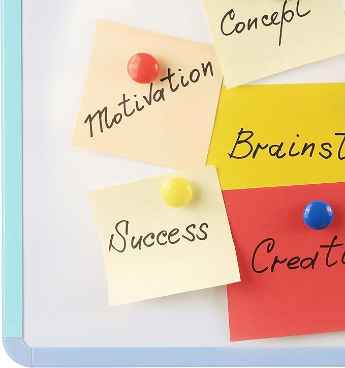 Mr. Pen- Dry Erase Board, 14” x 11” with a Black Dry Erase Marker, Colorful Frame, Small White Board, White Board for Kids, White Board for Students, Small Dry Erase Board, Mini White Board