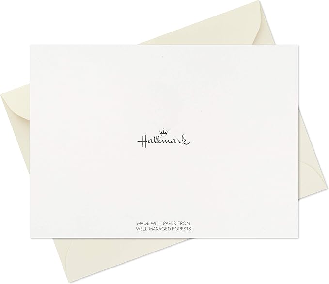 Hallmark Thank You Cards Assortment, Gold and Navy (120 Thank You Notes with Envelopes for Wedding, Bridal Shower, Baby Shower, Business, Graduation)