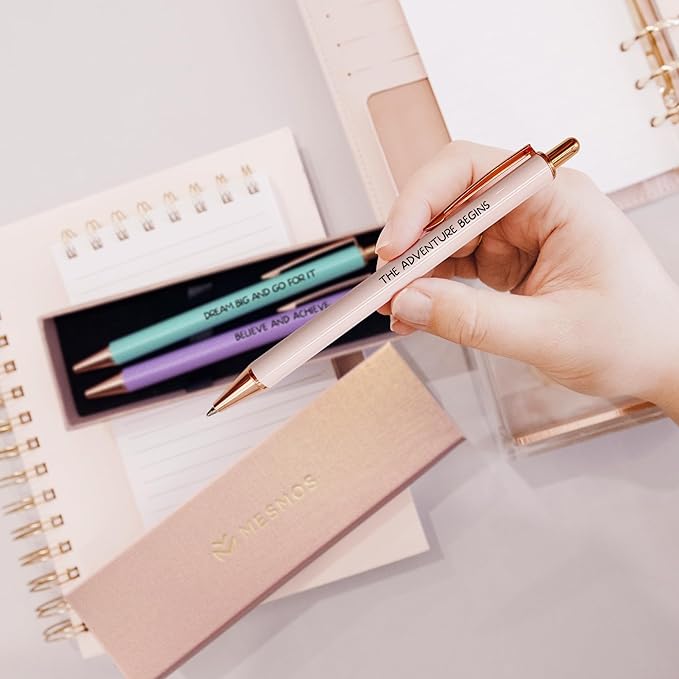 MESMOS 3pk Fancy Pen Set, College Graduation Gift for Her 2023, Cool High School Graduation Gifts for Girls, Masters Degree Graduation Gifts for Women, Graduation Favors, Graduate Gifts, Grad Gifts