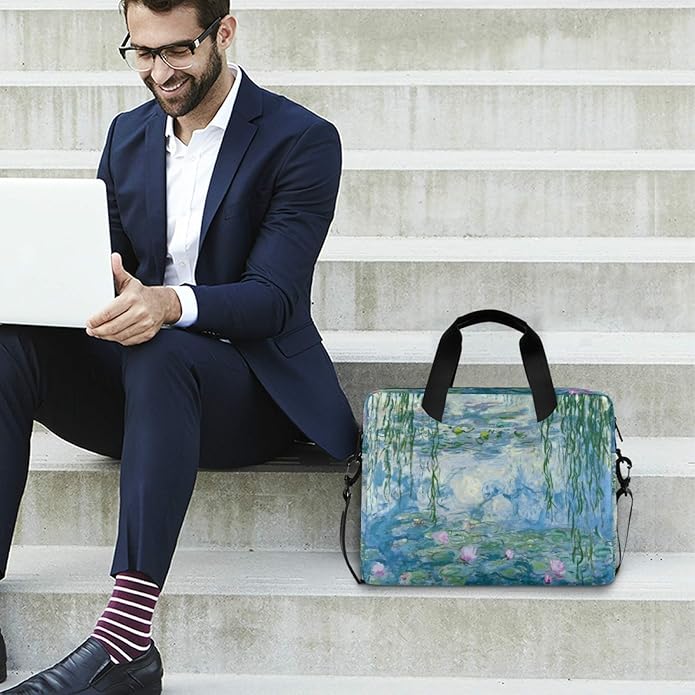 WIHVE Laptop Shoulder Bag 15 14 13inch Laptop Case Bag for Women Men