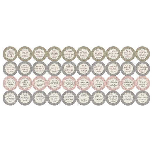 Really Good Stuff Classroom Random Acts of Kindness Chips – Set of 40 – Practice Spreading Kindness & Positivity to Others – Social-Emotional Learning – SEL for The Home and Classroom