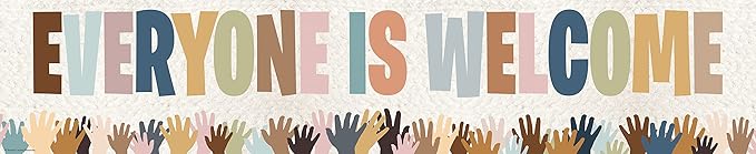 Teacher Created Resources Everyone is Welcome Helping Hands Banner (TCR7131)